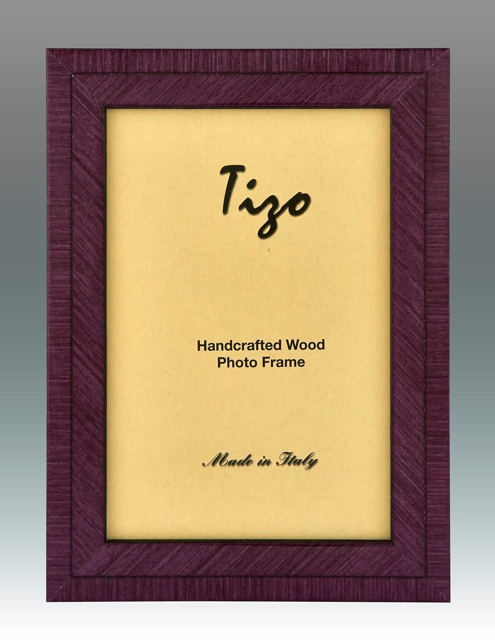 Tizo Purple Lovers Wood Picture Frame 4 x 6 Inch