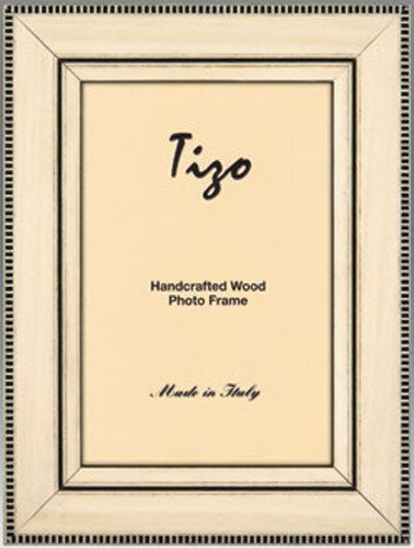 Tizo Zebra Land Whiter Wood Picture Frame 4 x 6 Inch