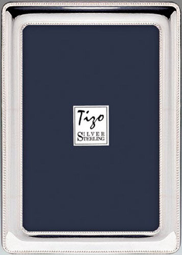 Tizo Tick In-n-Out Sterling Silver Picture Frame 3 x 3 Inch