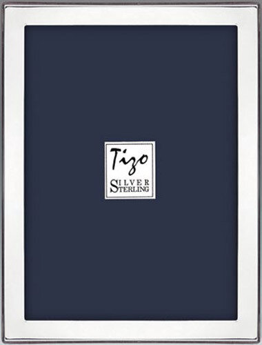 Tizo Pure Simple Sterling Silver Picture Frame 4 x 6 Inch Double Inch