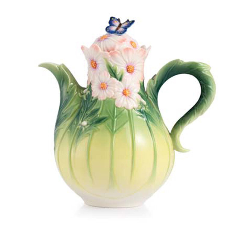 Franz Porcelain Teapot Cosmos Of Color FZ03043