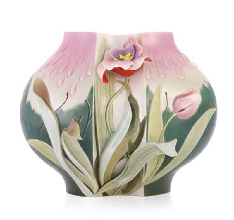 Franz Porcelain Vase Tulip Limited Edition FZ03535