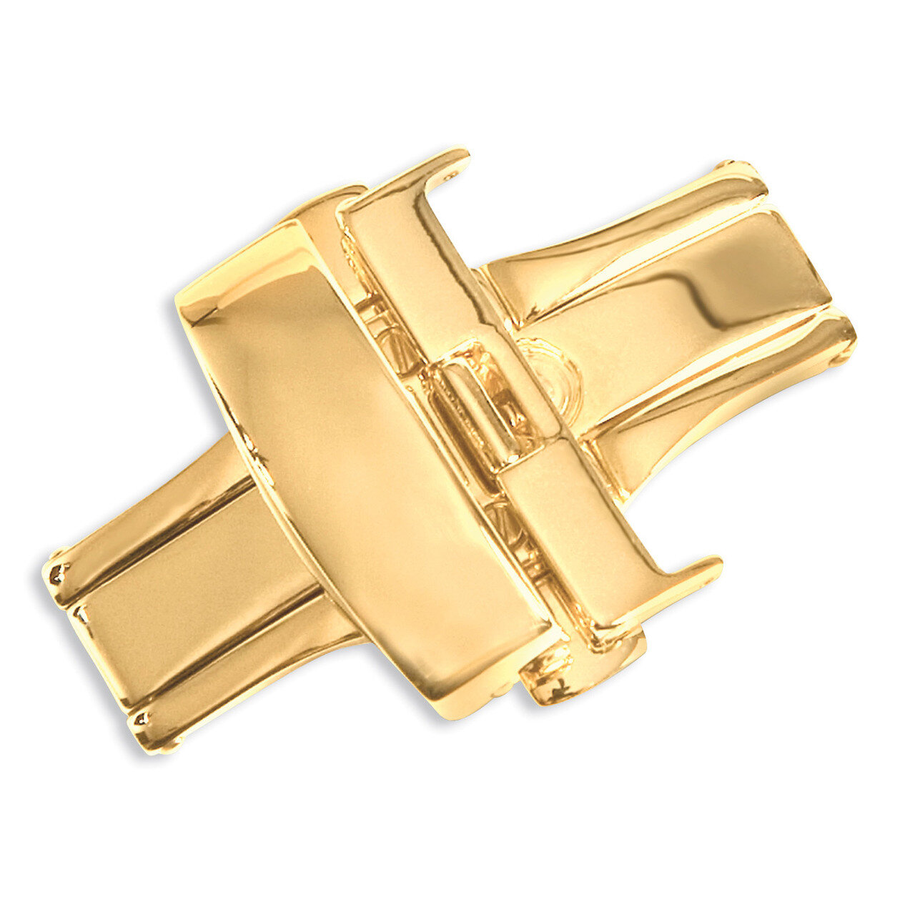 14mm Butterfly Style Deployment Buckle Gold-tone BA328-14
