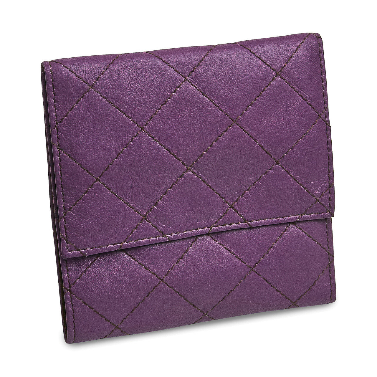 Purple Leather Quilted Jewelry Folder GM17725, MPN: GM17725, 191101877896