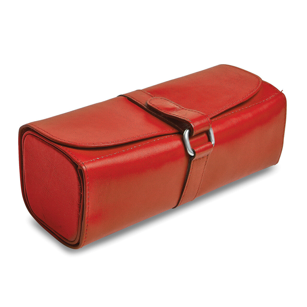 Red Leather Snap Strap Large Jewelry Roll GM17747, MPN: GM17747, 191101878039