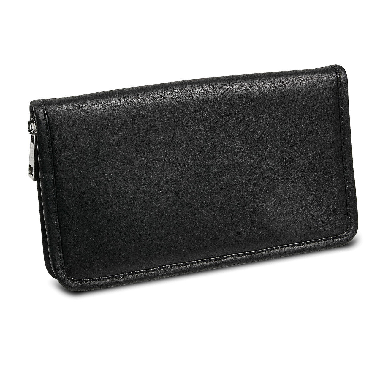 Black Leather Zip Around Jewelry Wallet GM17750, MPN: GM17750, 191101877964