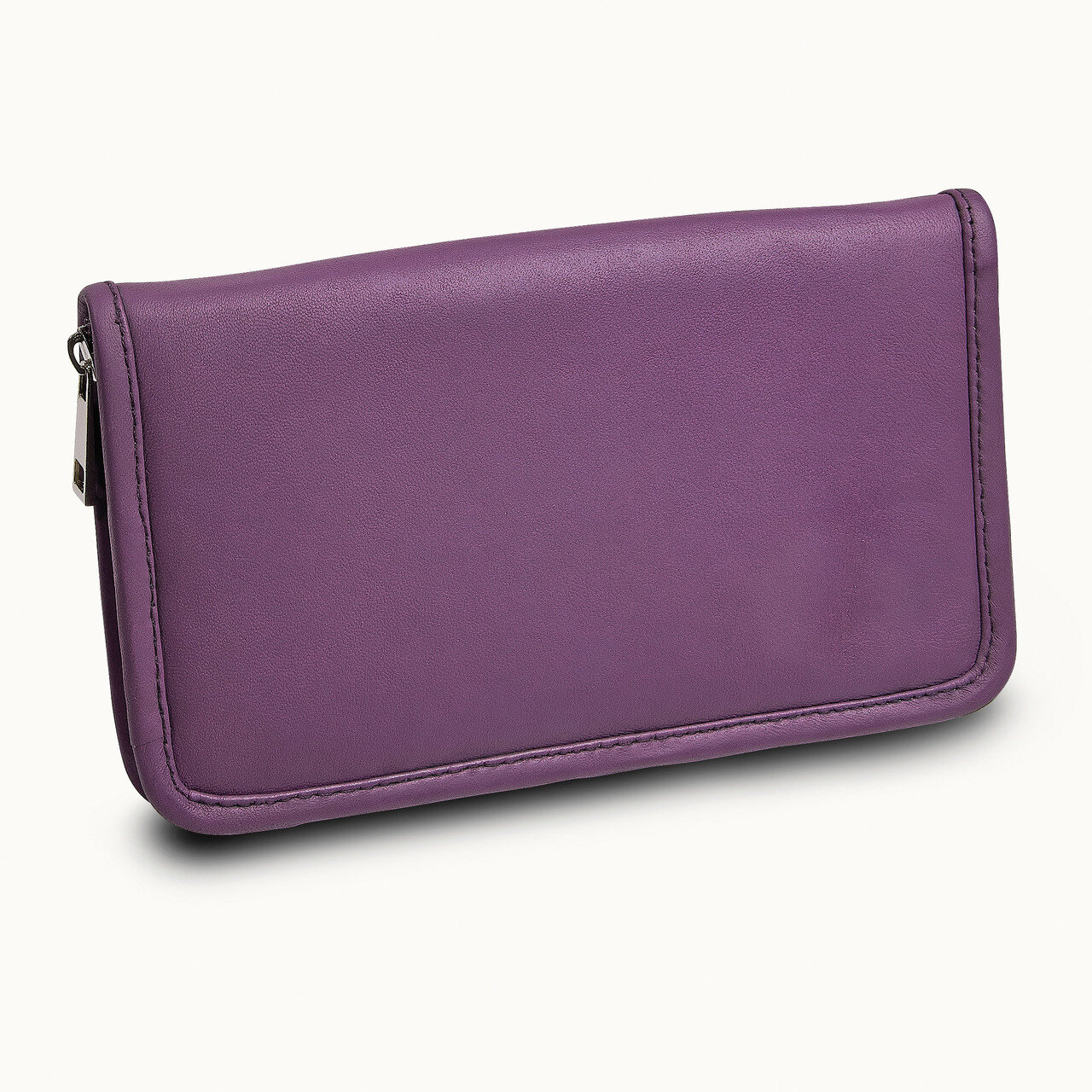 Purple Leather Zip Around Jewelry Wallet GM17753, MPN: GM17753, 191101877971