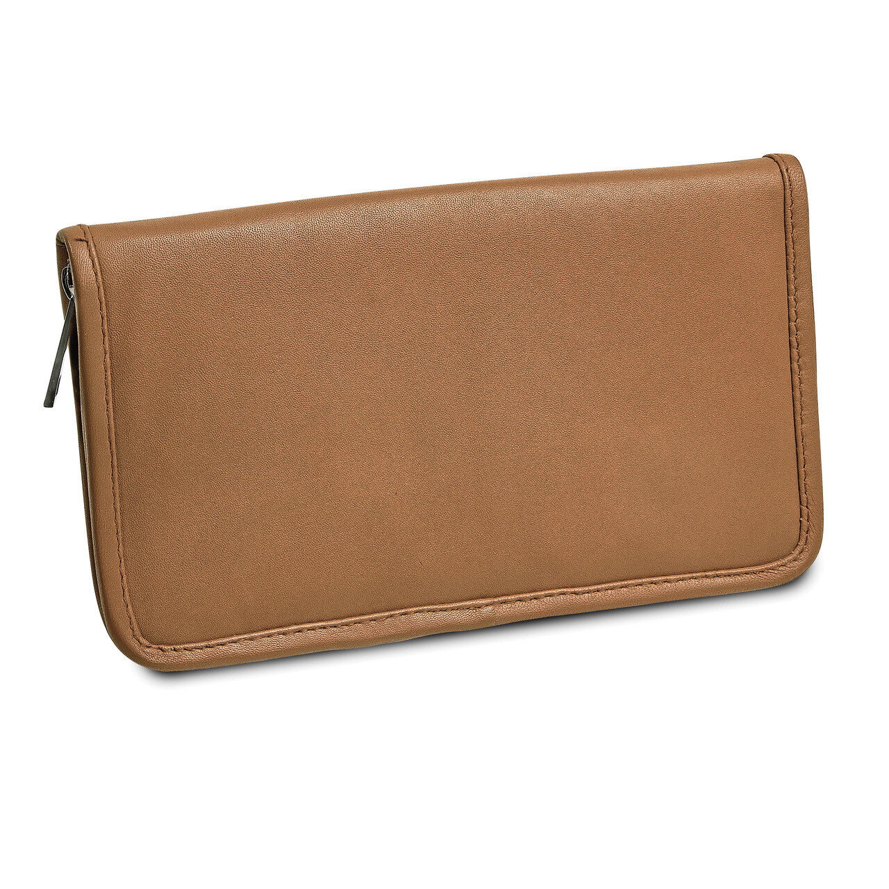 Tan Leather Zip Around Jewelry Wallet GM17756, MPN: GM17756, 191101877902