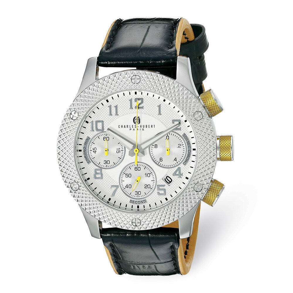 Charles Hubert Chronograph Silver Dial Men&#39;s Watch Stainless Steel XWA5498, MPN: XWA5498, 848870007…