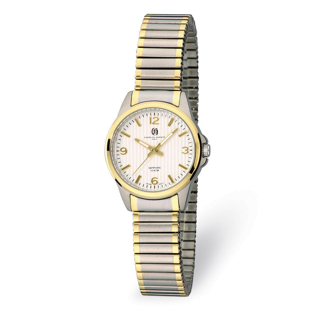 Charles Hubert Titanium Silver Dial Expansion Band Ladies Watch XWA5516, MPN: XWA5516, 848870008036