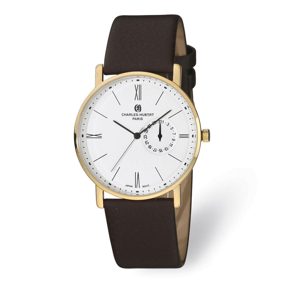 Charles Hubert White Dial Dress Men&#39;s Watch Stainless Steel XWA5526, MPN: XWA5526, 848870008401