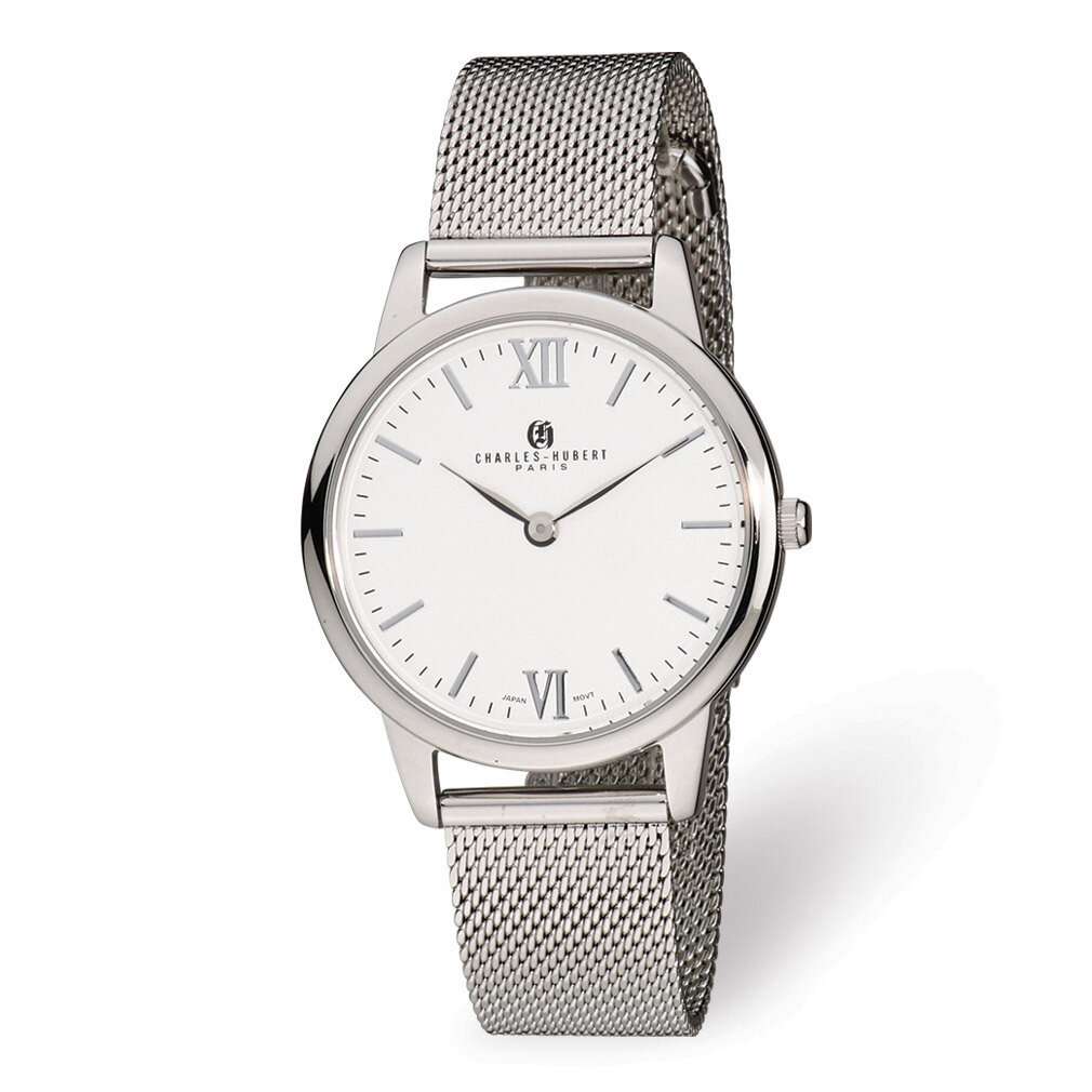 Charles Hubert Silver Dial Mesh Band Men&#39;s Watch Stainless Steel XWA5539, MPN: XWA5539, 848870008432