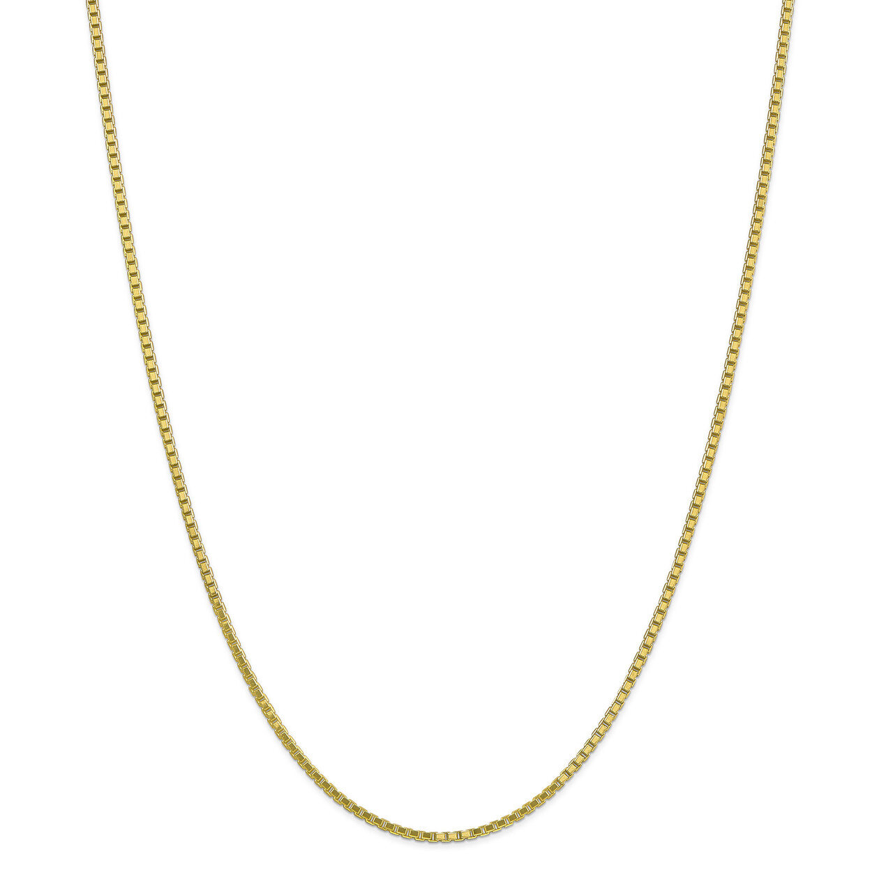 24 Inch 1.9mm Box Chain 10k Gold 10BX200-24, MPN: 10BX200-24, 191101440281