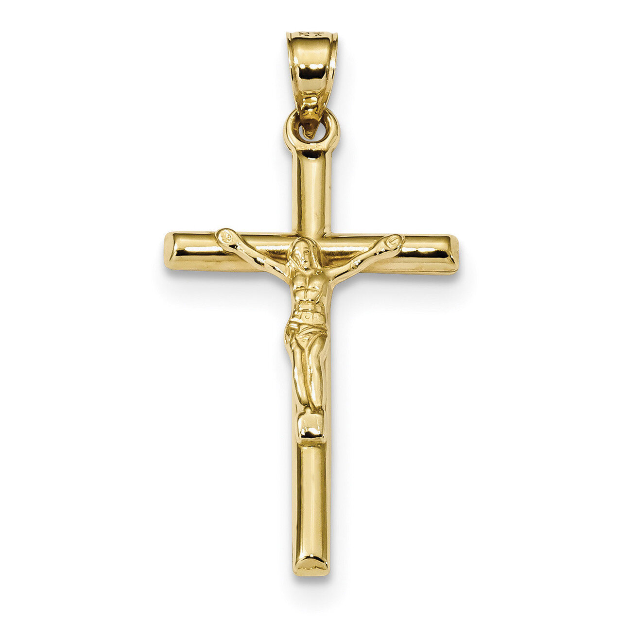 Hollow Crucifix Pendant 10k Gold 10C1342