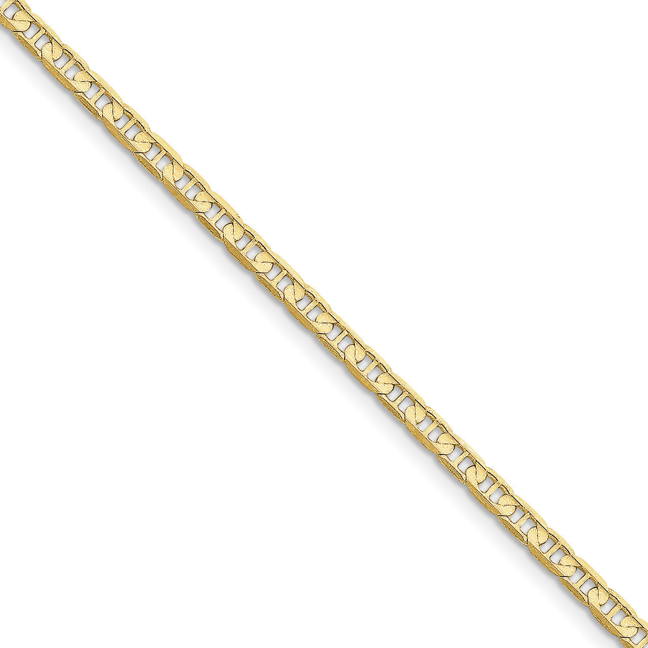 8 Inch 3.75mm Concave Anchor Chain 10k Gold 10CCA100-8, MPN: 10CCA100-8, 191101440427