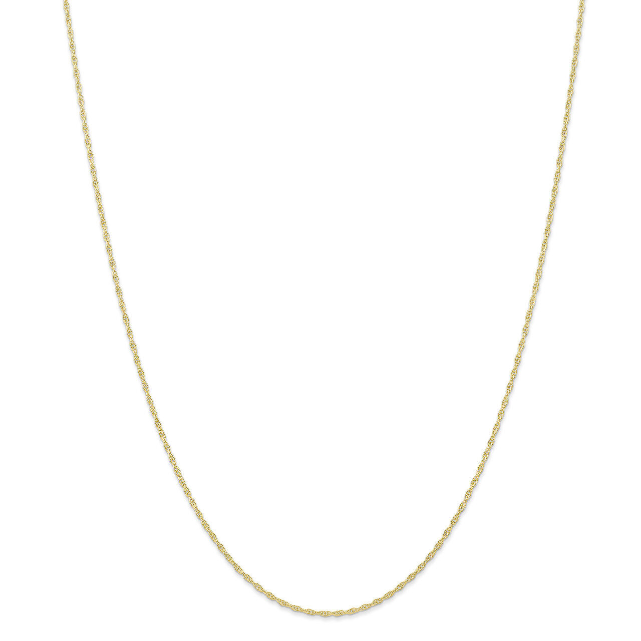 20 Inch  1.15mmCarded Cable Rope Chain 10k Gold 10K9RY-20, MPN: 10K9RY-20, 191101597565