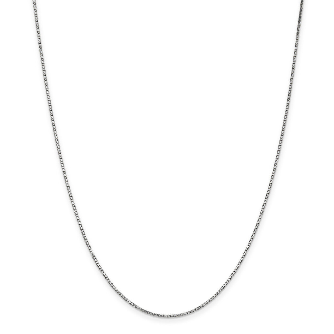 30 Inch 1.1mm Box Chain 10k White Gold 10KWB110-30, MPN: 10KWB110-30, 191101597664