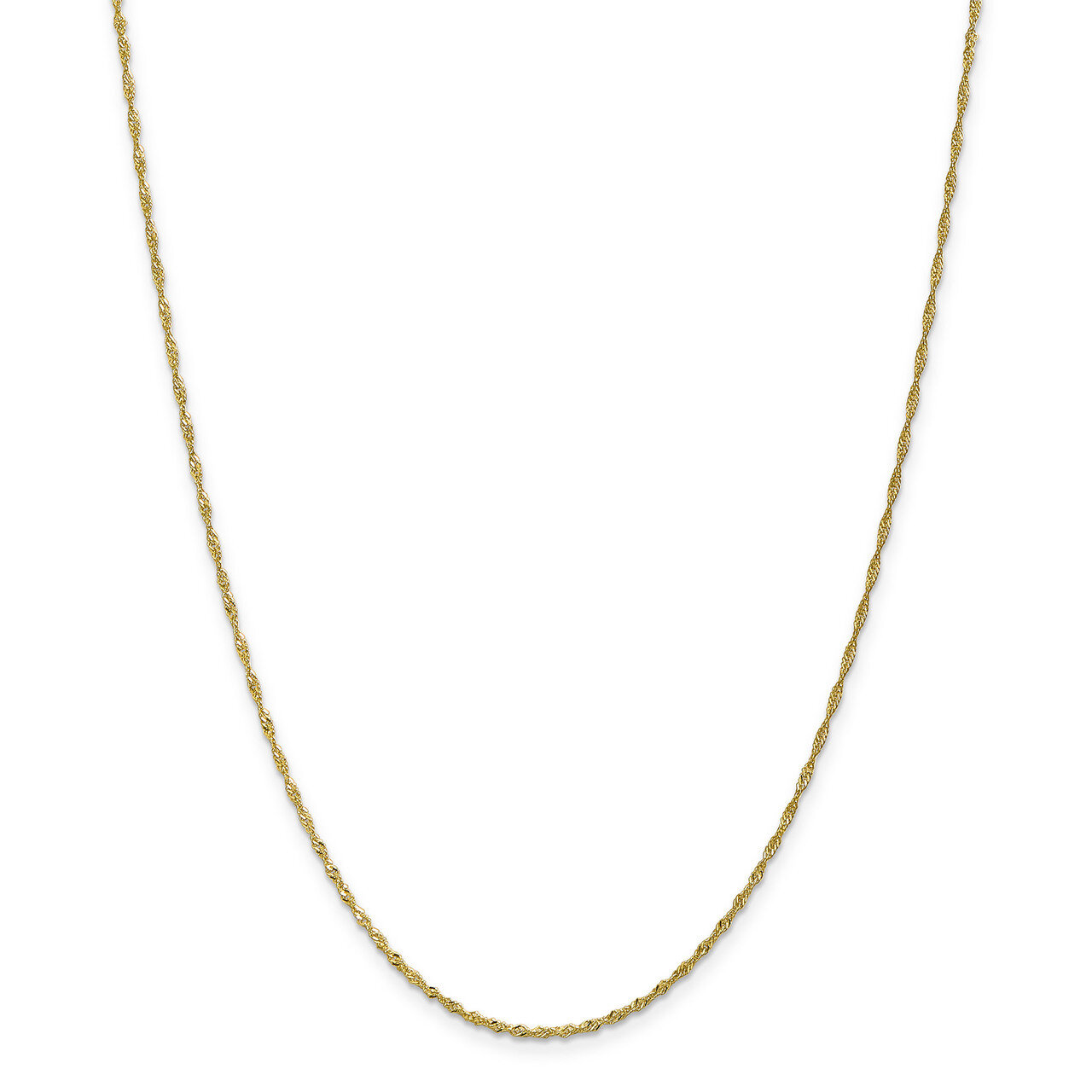 24 Inch 1.4mm Singapore Chain 10k Gold 10PE52-24, MPN: 10PE52-24, 191101599385