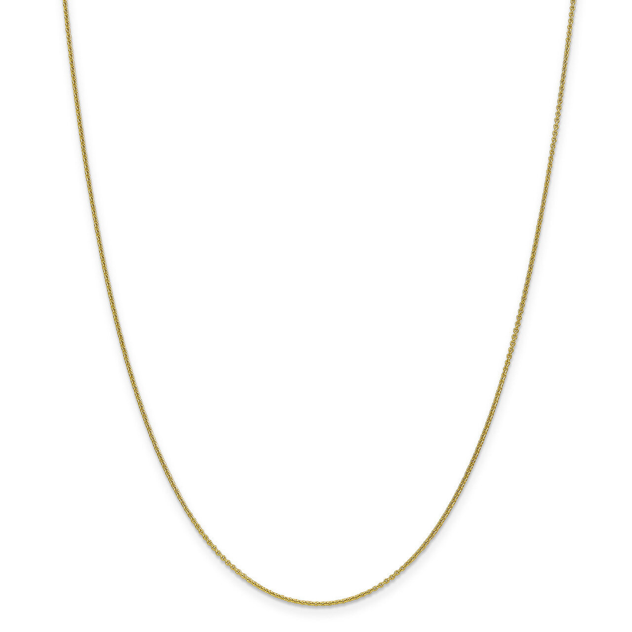 20 Inch 1mm Cable Chain 10k Gold 10PE53-20, MPN: 10PE53-20, 191101599439