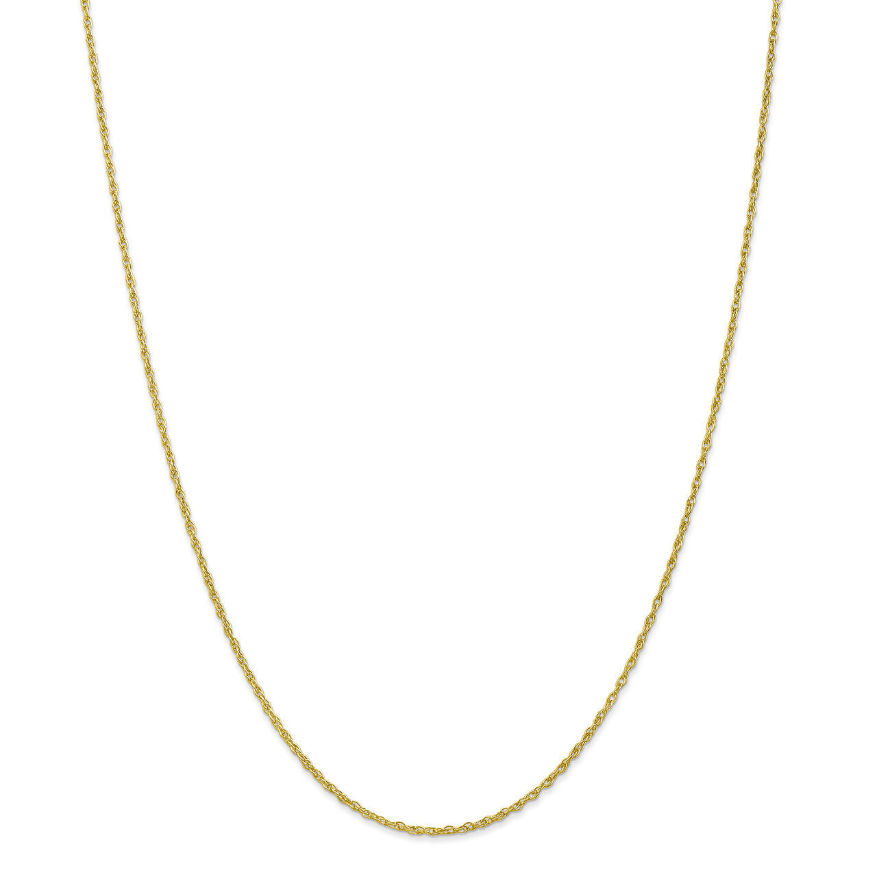 16 Inch 1.3mm Heavy-Baby Rope Chain 10k Gold 10PE6-16