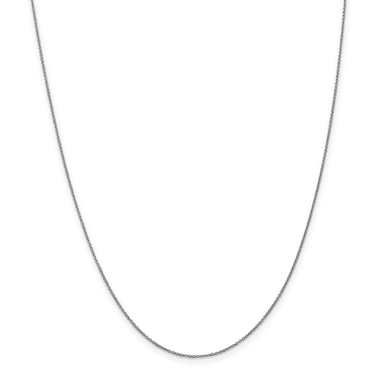 16 Inch 0.9mm Cable Chain 10k White Gold 10PE75-16, MPN: 10PE75-16, 191101599804