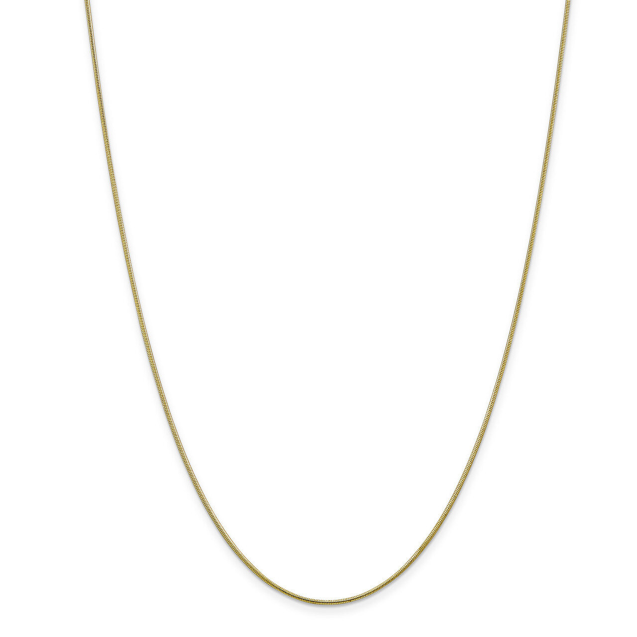 16 Inch 1.1mm Round Snake Chain 10k Gold 10SN100-16, MPN: 10SN100-16, 191101601255