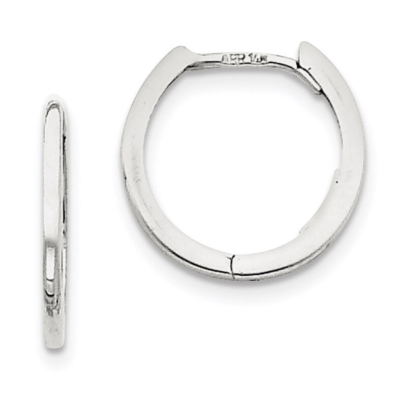 Hinged Earrings 10k White Gold 10TM618, MPN: 10TM618, 191101344503