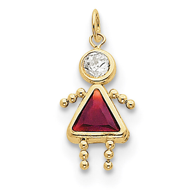 January Girl Birthstone Charm 10k Gold 10XCK156, MPN: 10XCK156, 716838192625
