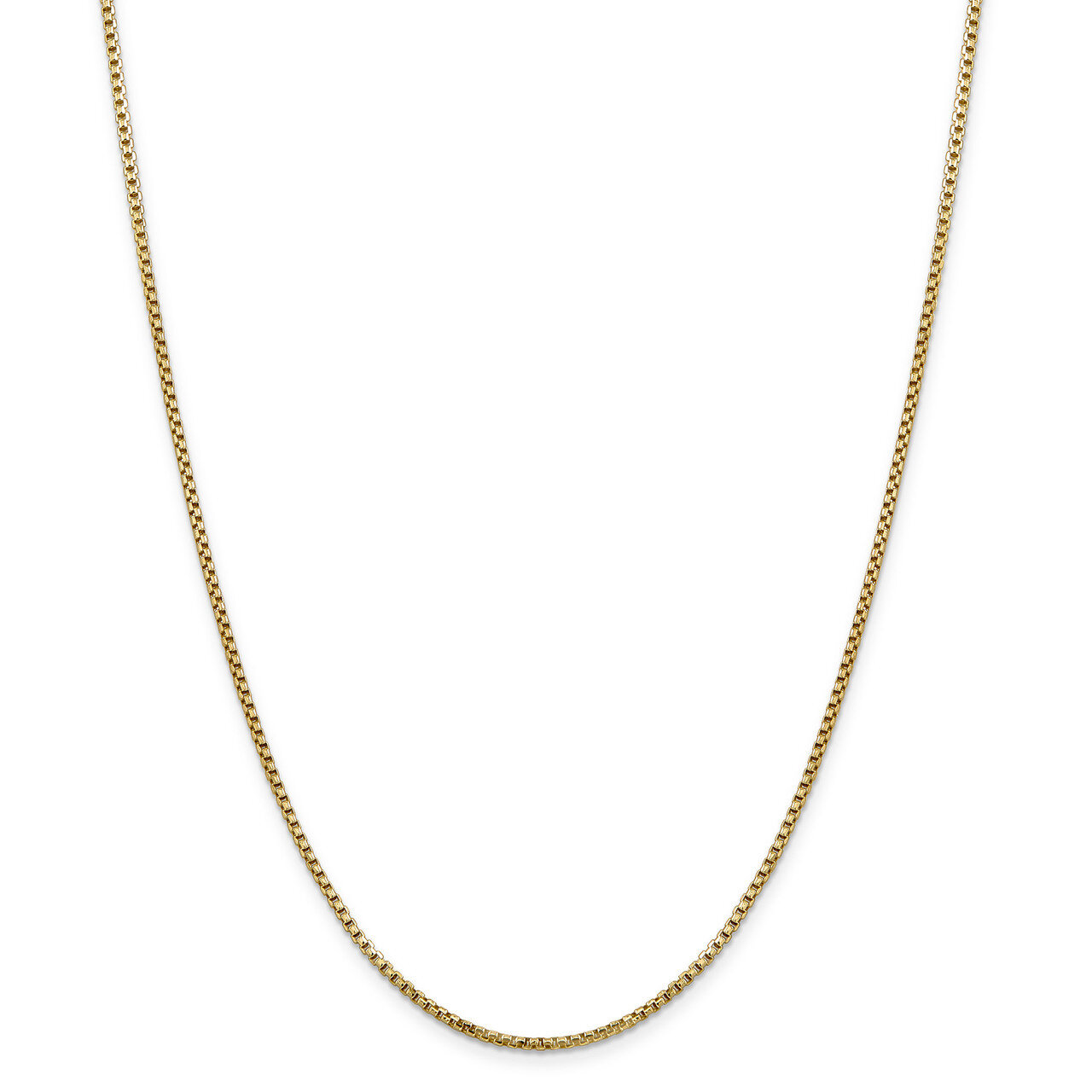 16 Inch 1.75mm Hollow Round Box Chain 14k Gold BC141-16, MPN: BC141-16, 886774540016