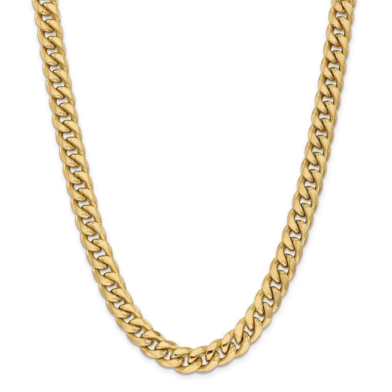 24 Inch Hollow Miami Cuban Chain 14k Gold BC158-24, MPN: BC158-24, 886774540344