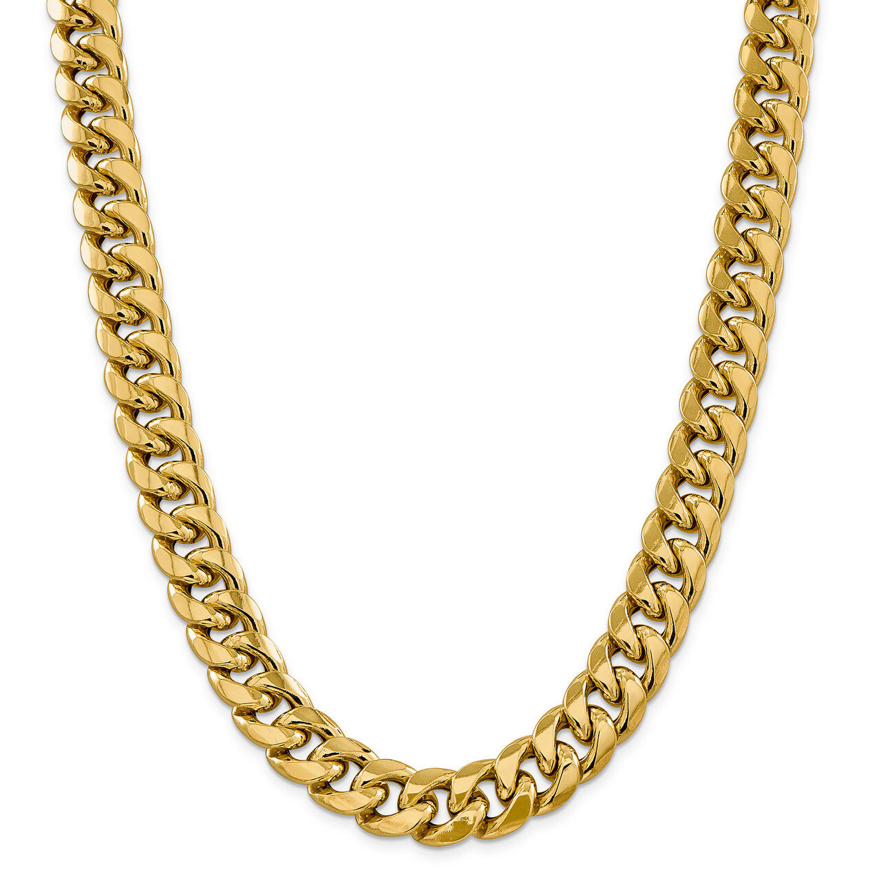 24 Inch 15mm Hollow Chain Miami Cuban 14k Gold BC165-24, MPN: BC165-24, 883957059587