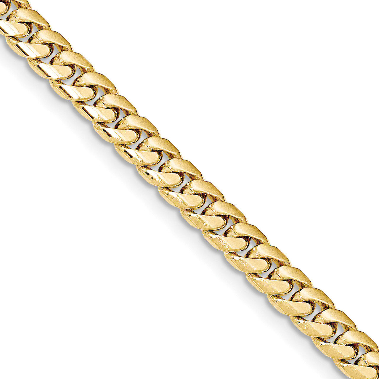 8 Inch 5.5mm Domed Curb Chain 14k Gold DCU180-8, MPN: DCU180-8, 886774095004
