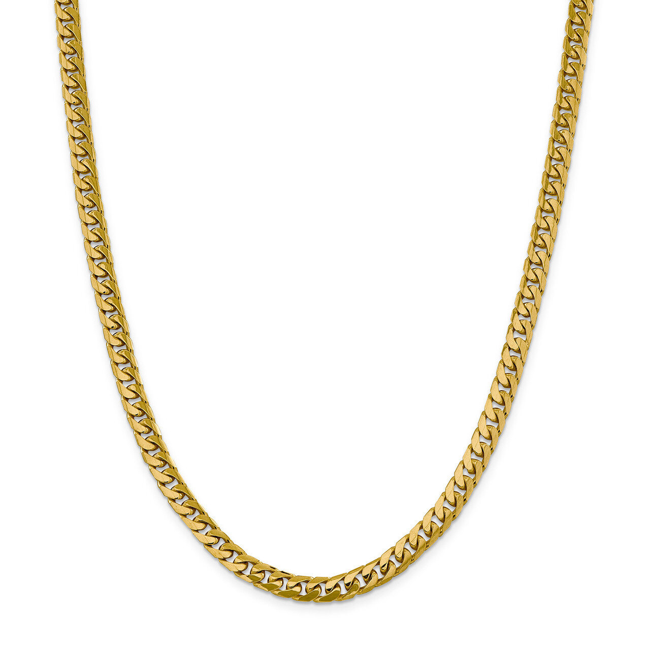 20 Inch 6.25mm Domed Curb Chain 14k Gold DCU200-20, MPN: DCU200-20, 886774962306