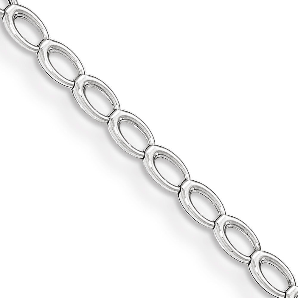 7.5 Inch Polished Open Link Bracelet 14k white Gold FB1414-7.5, MPN: FB1414-7.5, 886774366098