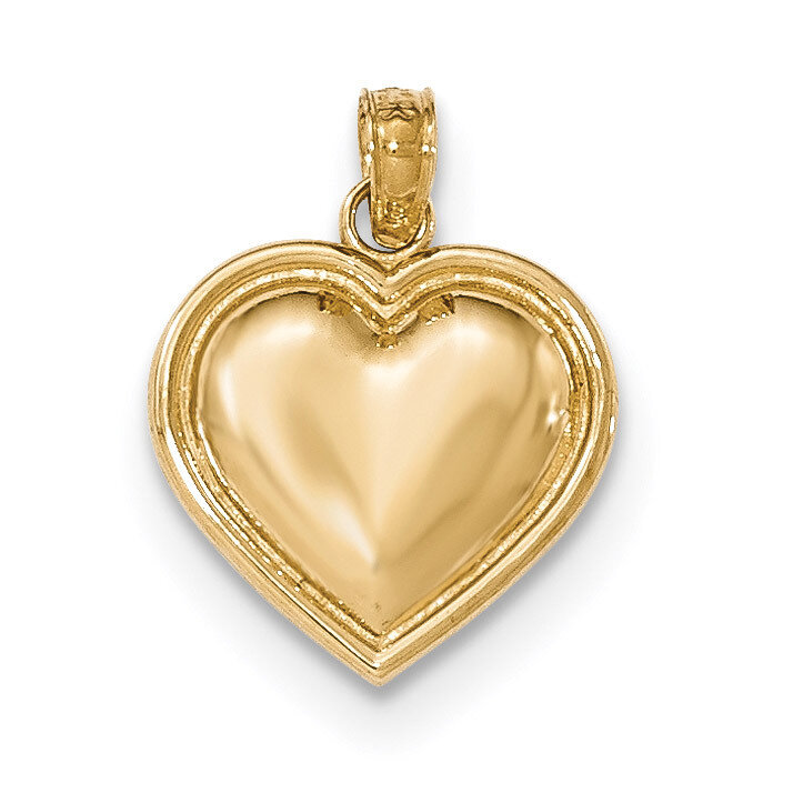 Heart Pendant 14k Gold Polished K5181, MPN: K5181, 637218164134