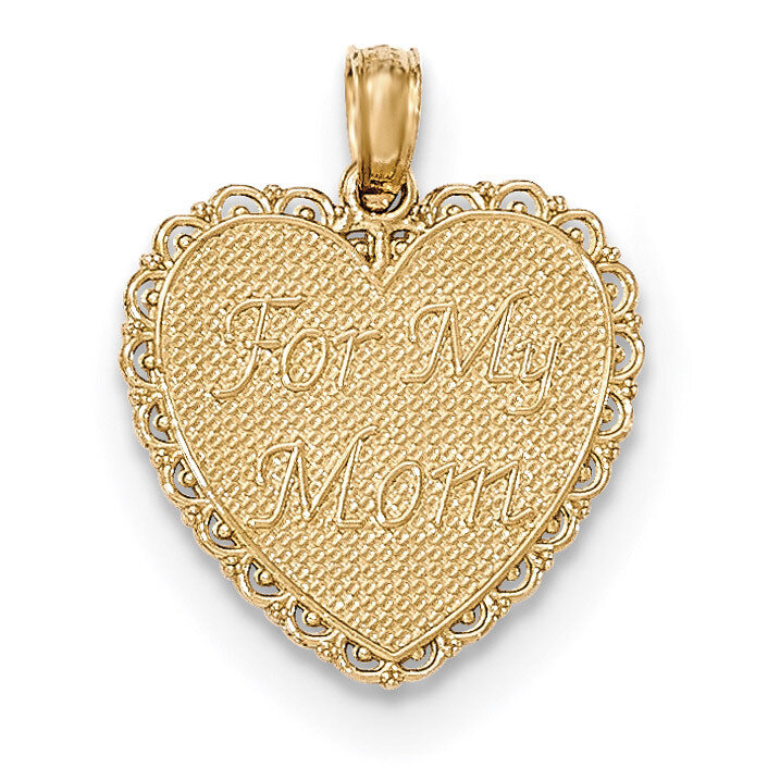 For My Mom/ Thanks For Everything Pendant 14k Gold Polished K5194, MPN: K5194, 637218166794