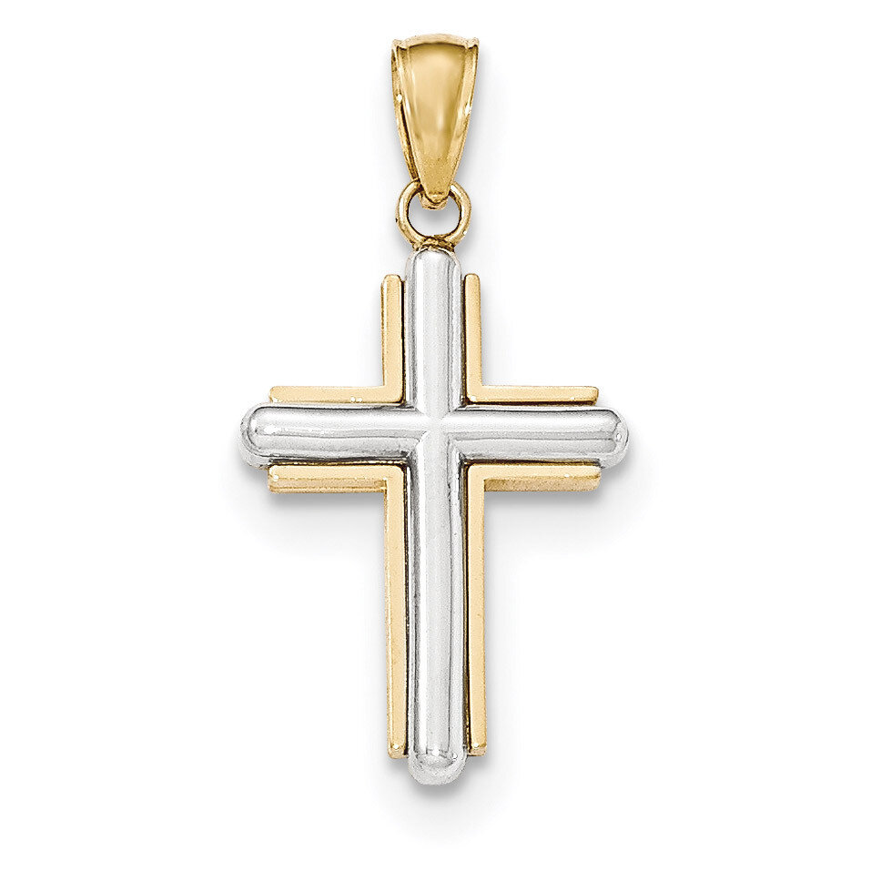 Cross Pendant 14k Two-Tone Gold K5489, MPN: K5489, 637218036172