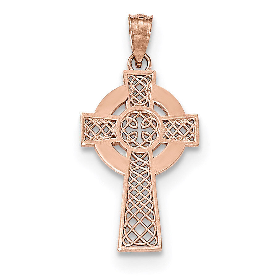 Celtic Cross Pendant 14k Rose Gold K5515, MPN: K5515, 191101453229