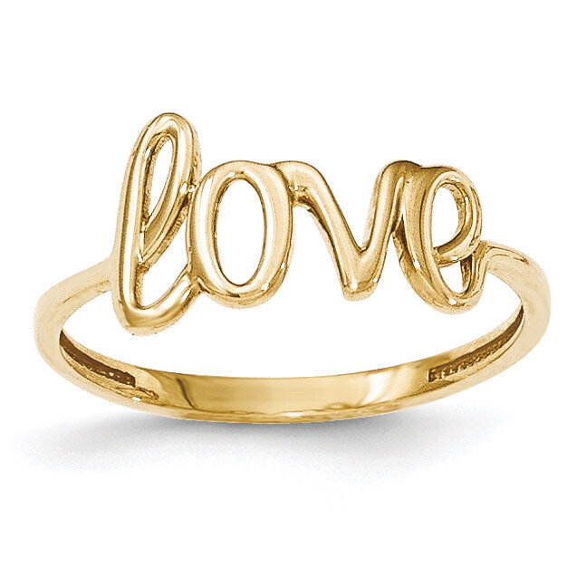 Love Ring 14k Gold Polished K5742