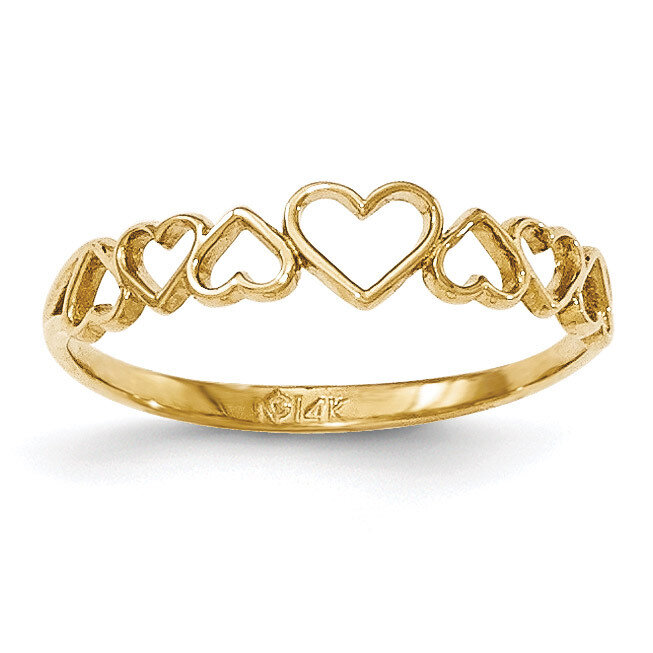 Hearts Ring 14k Gold K5748, MPN: K5748, 191101454592