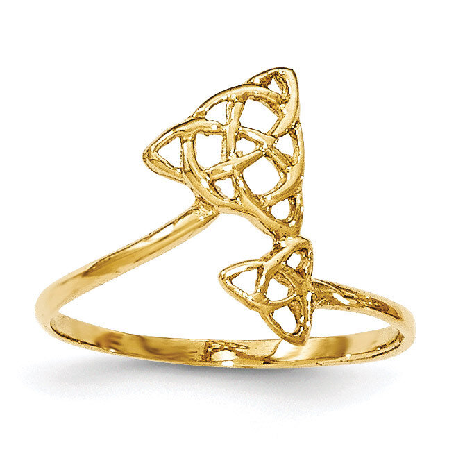 Celtic Knot Ring 14k Gold Polished K5782