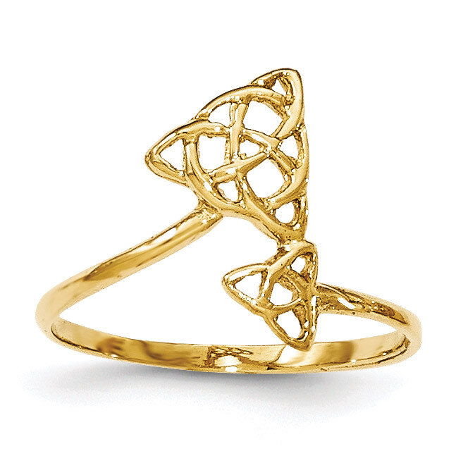Celtic Knot Ring 14k Gold Polished K5782, MPN: K5782, 191101457296