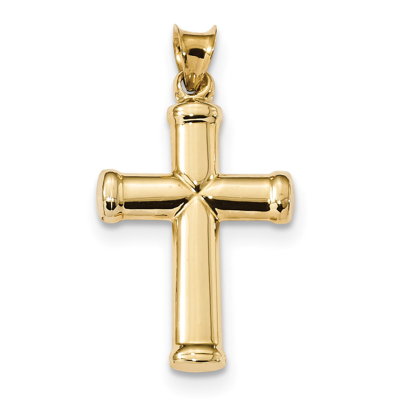 Stamping Cross Pendant 14k Gold Polished K6219, MPN: K6219, 883957182360