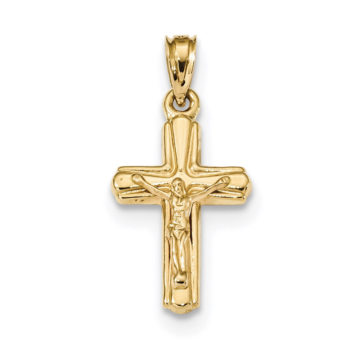 Reversible Crucifix Cross Pendant 14k Gold K6297, MPN: K6297, 886774036243