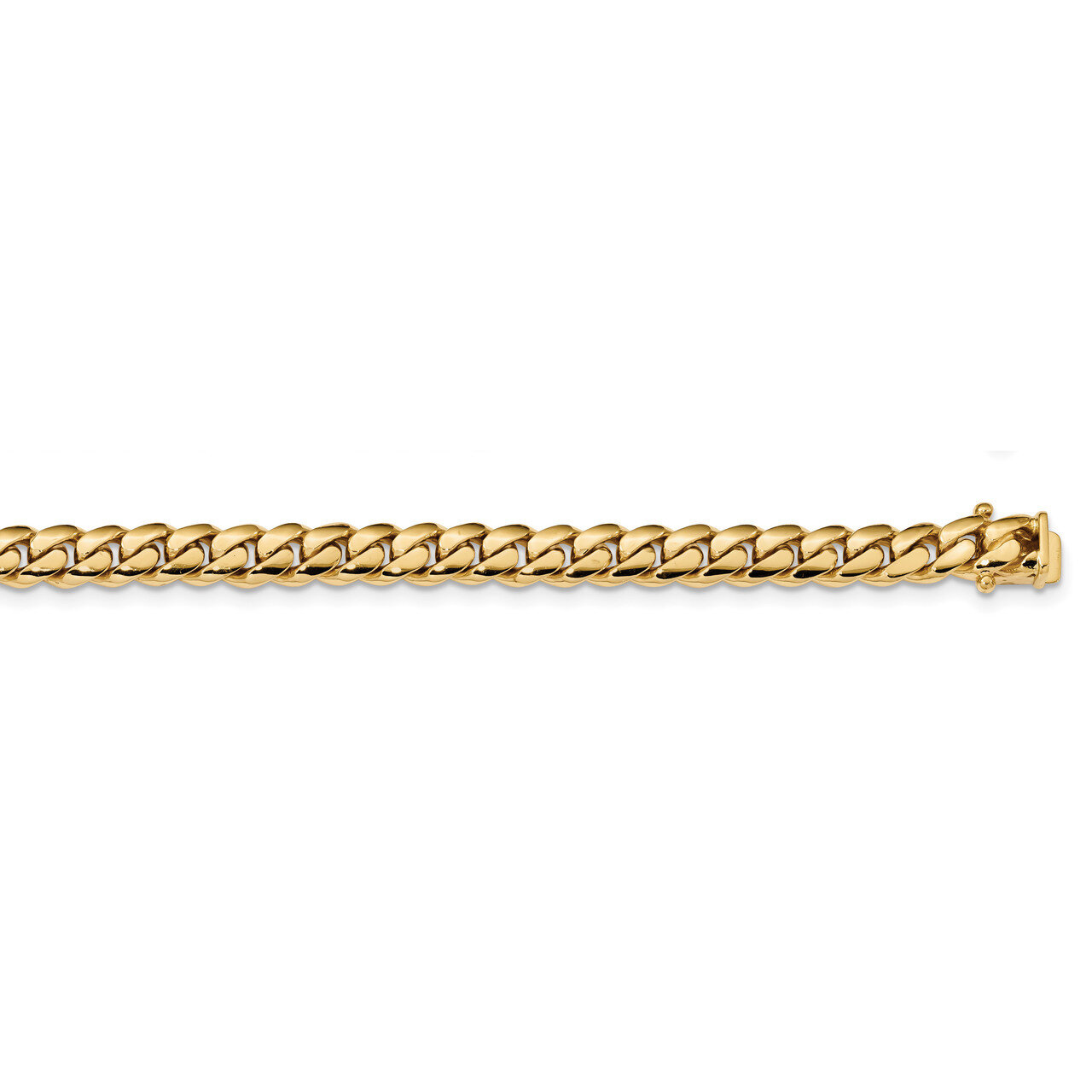 24 Inch 7.00mm Hand-polished Miami Cuban Chain 14k Gold LK586-24, MPN: LK586-24, 883957217802