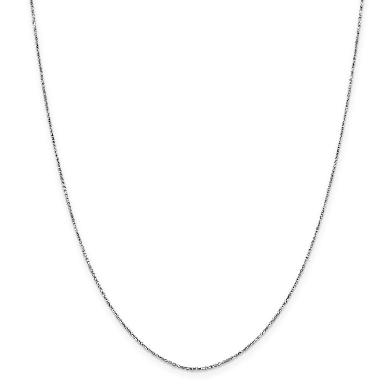 18 Inch 0.90mm Diamond -cut Cable Chain 14k white Gold PEN325-18, MPN: PEN325-18, 883957173450
