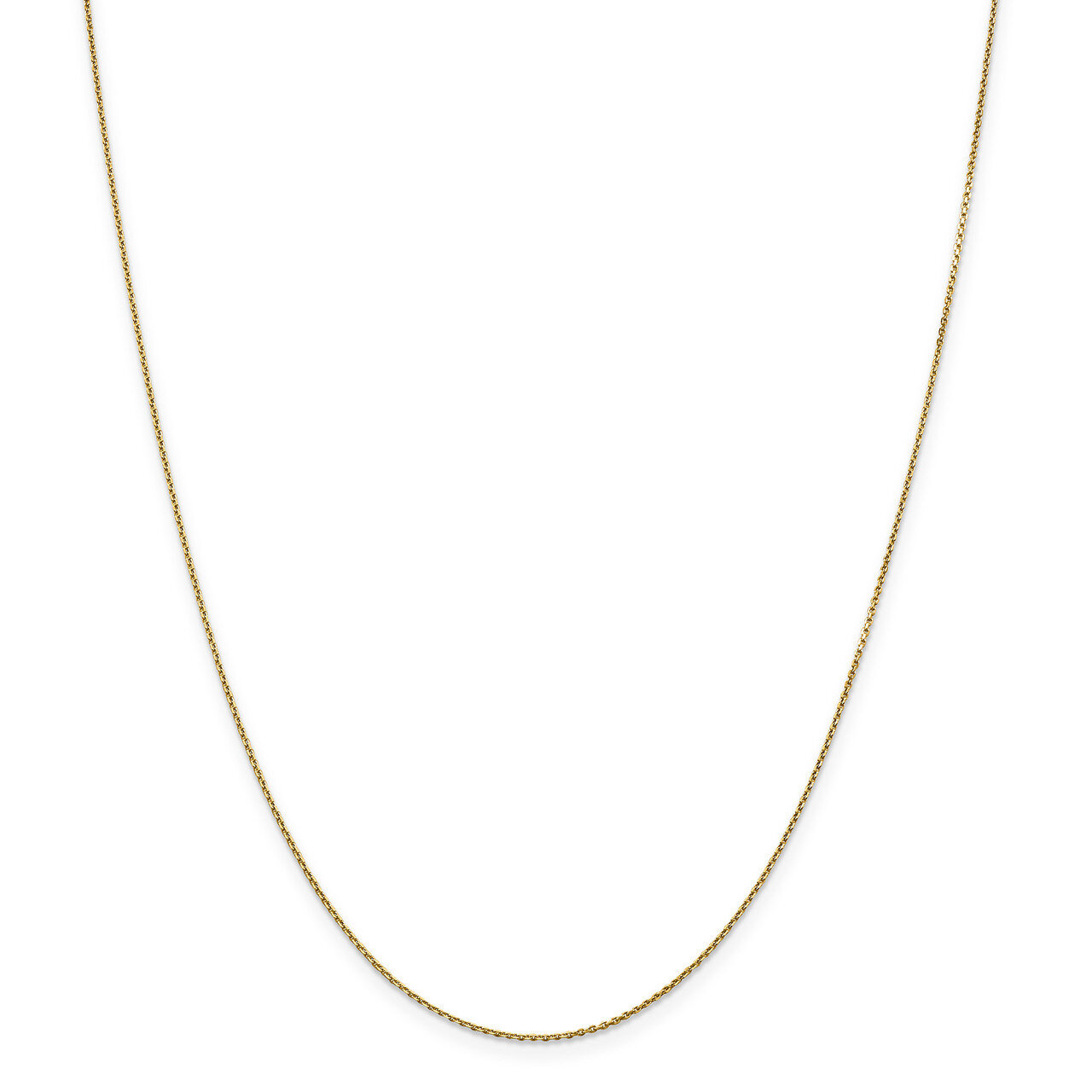 16 Inch 0.90mm Diamond -cut Cable Chain 14k Gold PEN326-16, MPN: PEN326-16, 883957173627