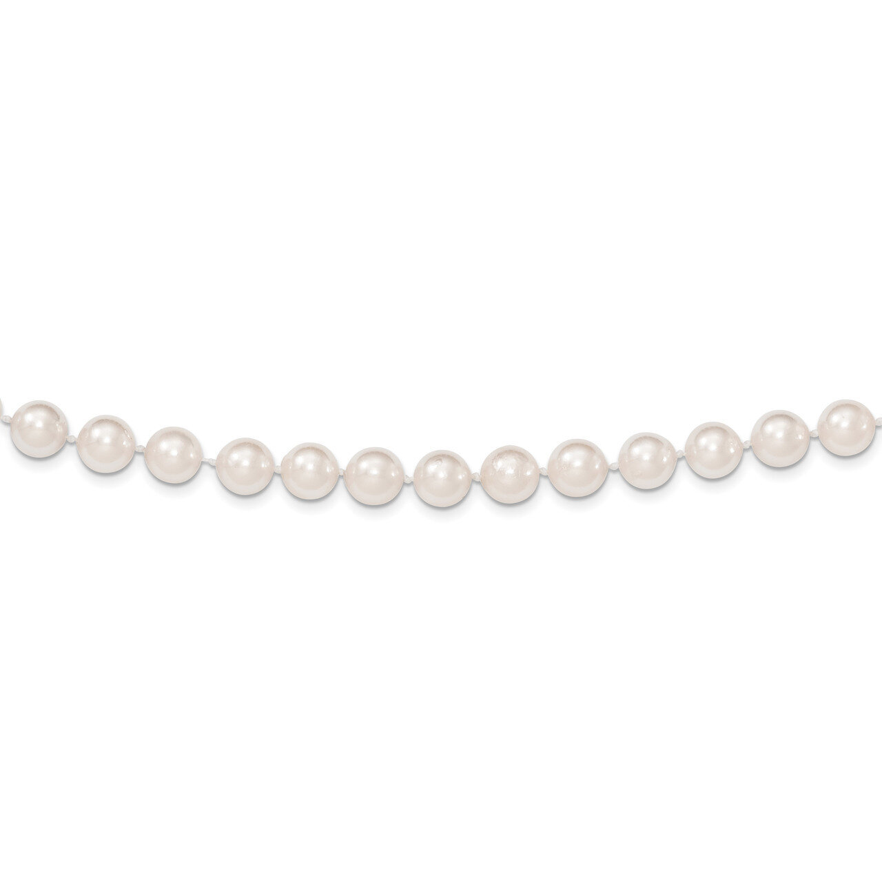 18 Inch 8-9mm Round White Saltwater Akoya Cultured Pearl Necklace 14k Gold PL80AA-18, MPN: PL80AA-1…
