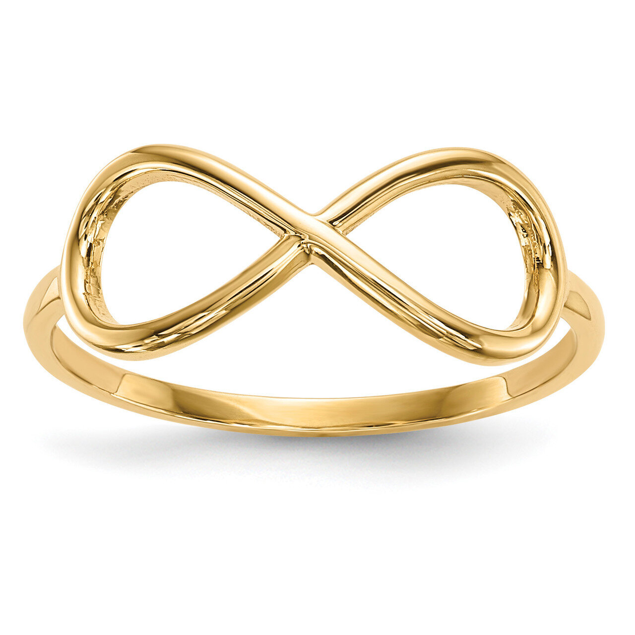 Infinity Ring 14k Gold Polished R611, MPN: R611, 191101626715