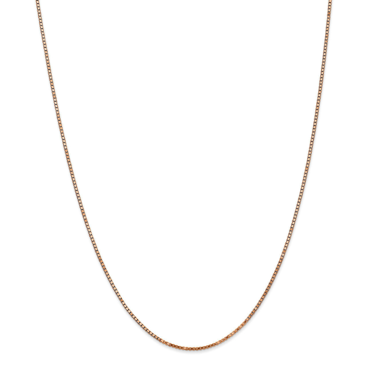 18 Inch 1.30mm Box Chain 14k Rose Gold RSC36-18, MPN: RSC36-18, 886774614335